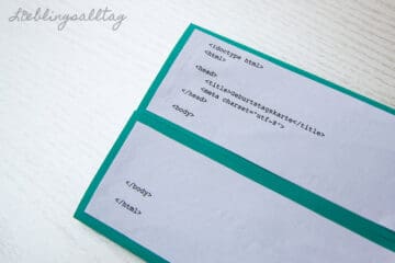 Geburtstagskarte für einen Webdesigner