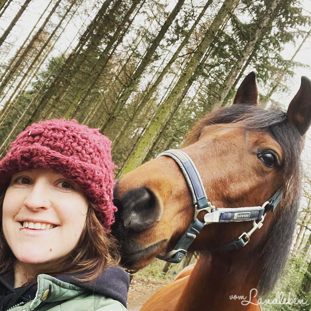 Dolida und ich im Januar 2021