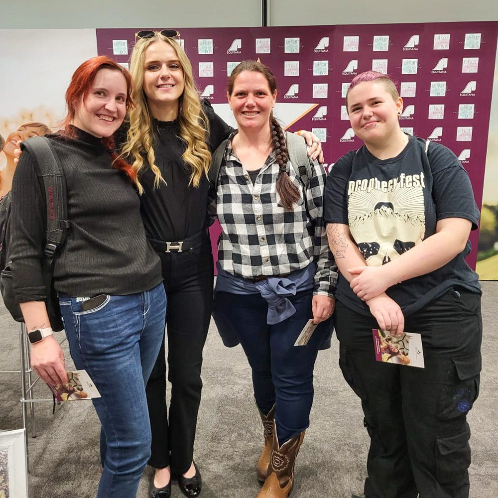 Equitana Webstar Convention – Selfie mit Anja Federwisch