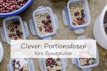 Lifehack für Pferdemenschen – Portionsdosen für Zusatzfutter