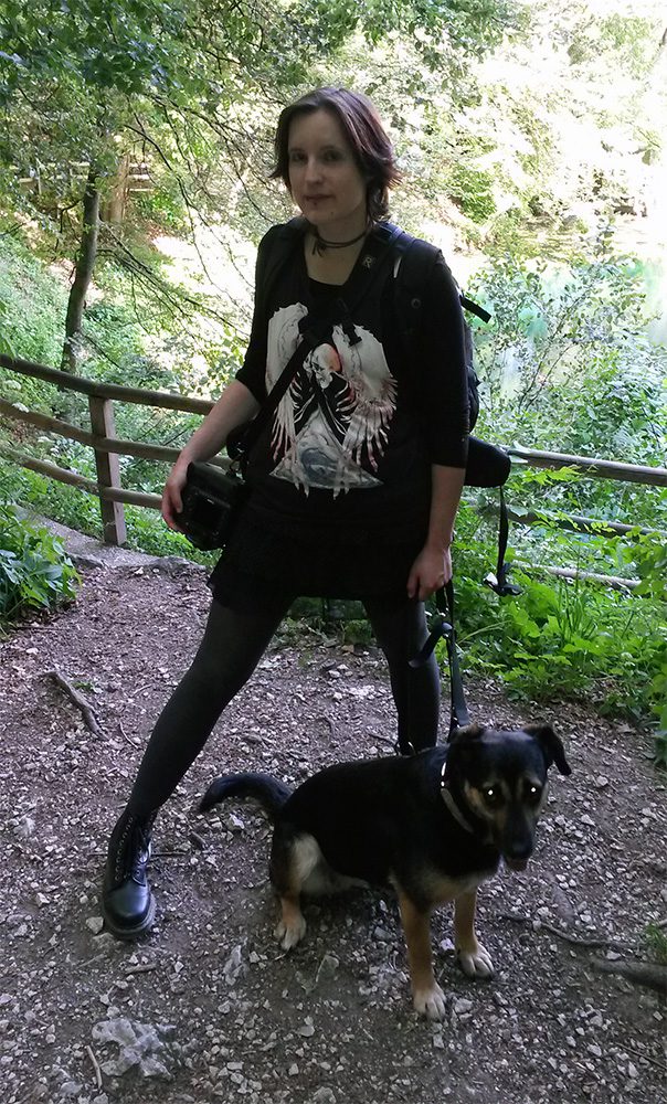 Nala und ich in Blaubeuren