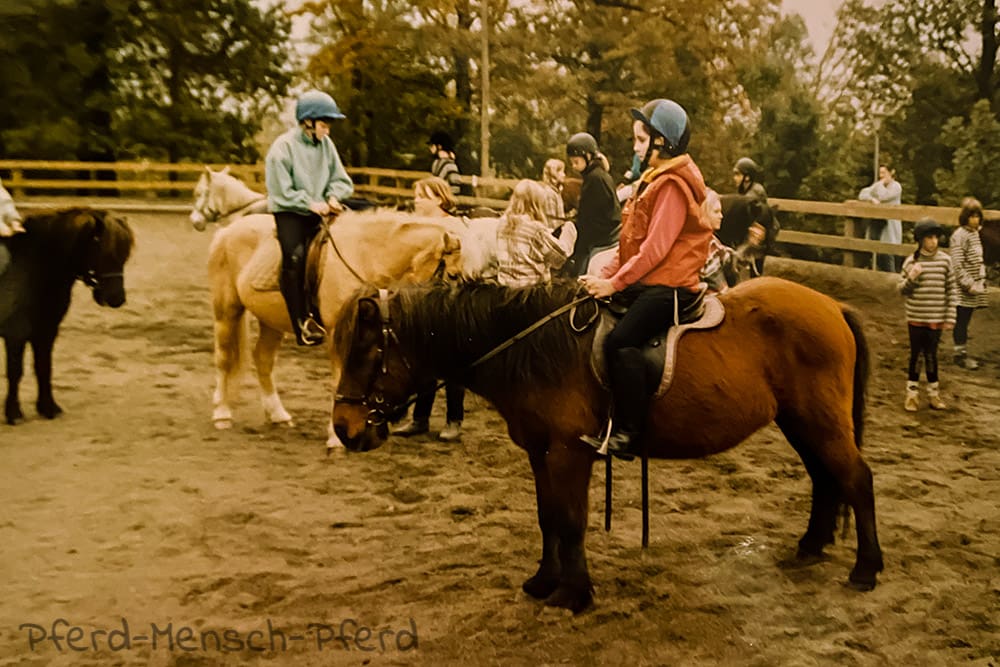 Reitunterricht in den 90ern
