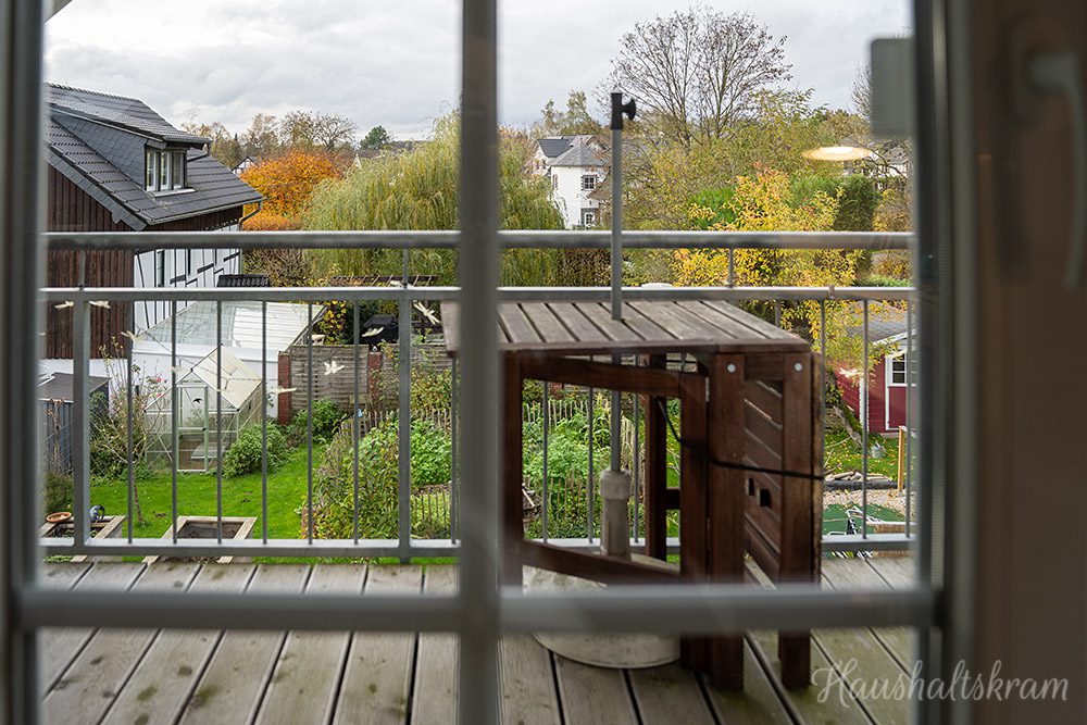 Blick aus meinem Fenster im Home Office