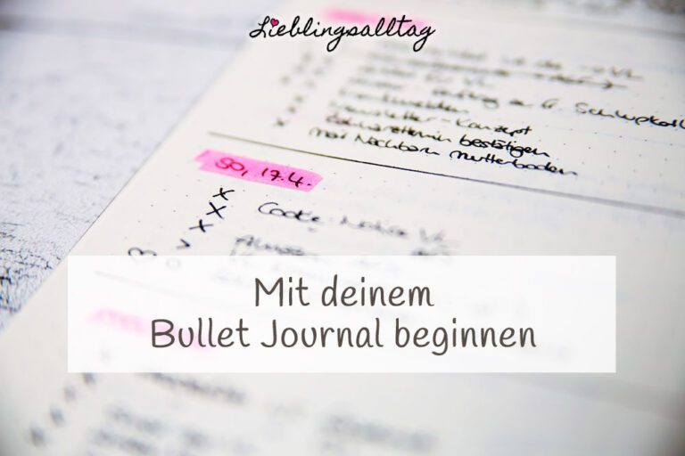 Mit deinem Bullet Journal beginnen