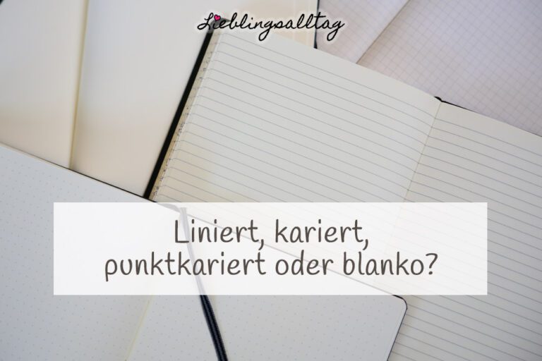 Lineatur im Bullet Journal