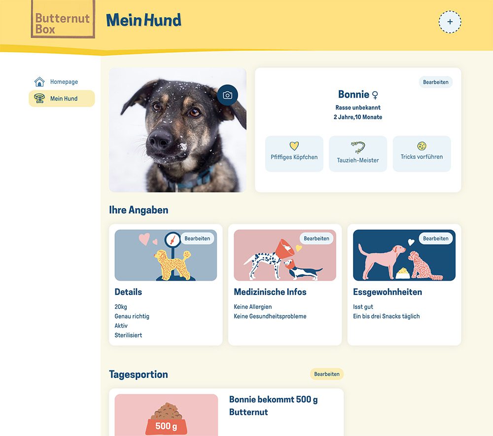 Butternut Box im Test: Hundeprofil