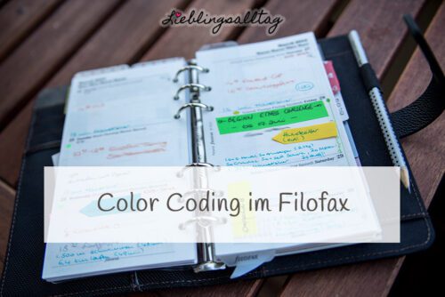 Color Coding im Filofax