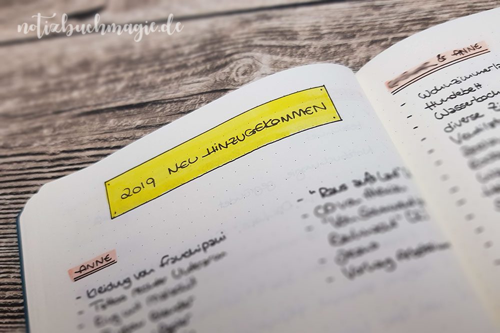 Dankbarkeit im Bullet Journal