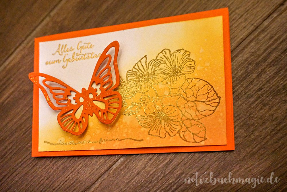 DIY-Geburtstagskarte mit Embossing