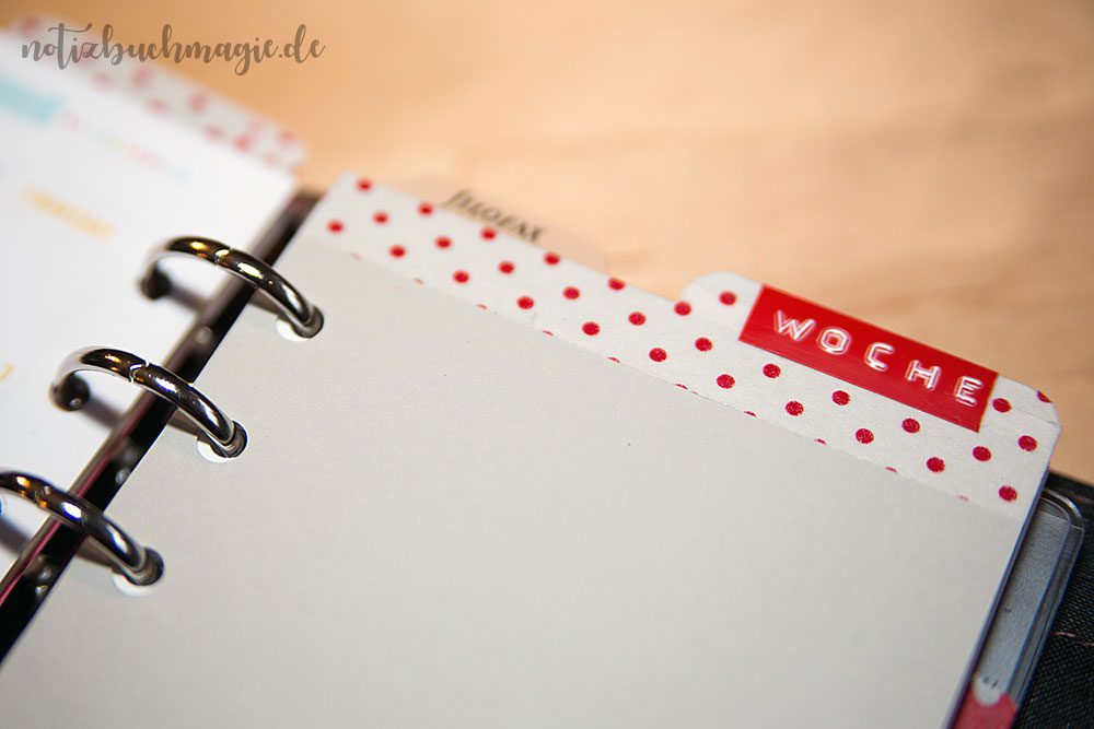DIY-Divider für den Filofax basteln