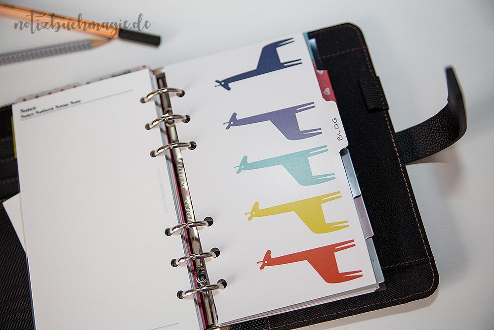 DIY-Divider für den Filofax basteln