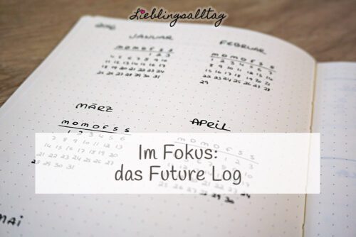 Future Log im Bullet Journal