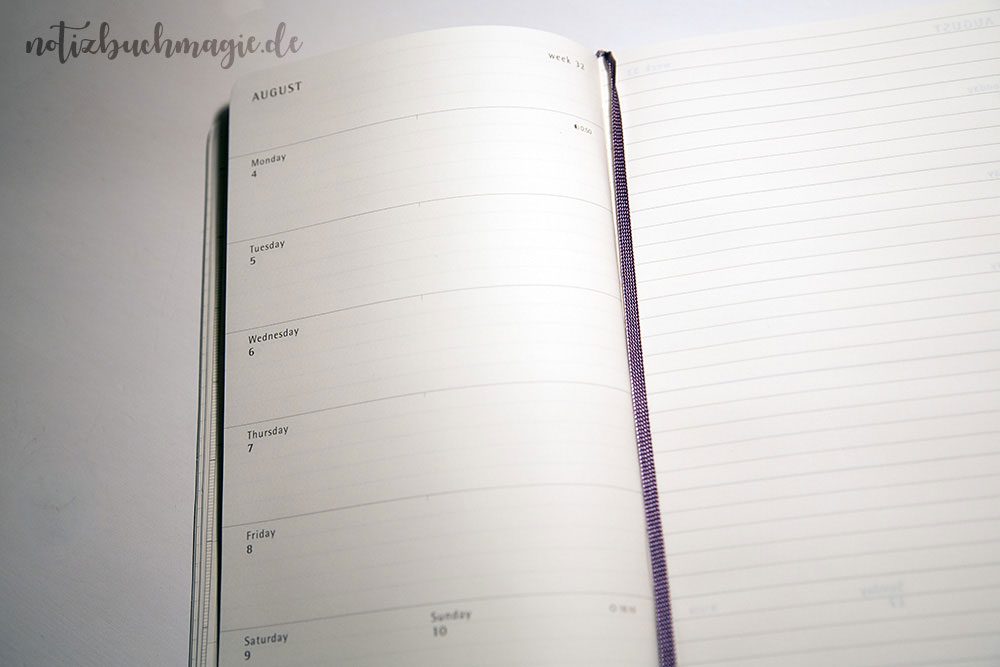 Wochenkalender von Moleskine