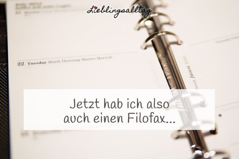 Ich habe einen Filofax