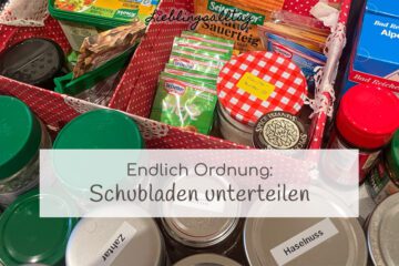 Ordnung in Schubladen dank Unterteilung