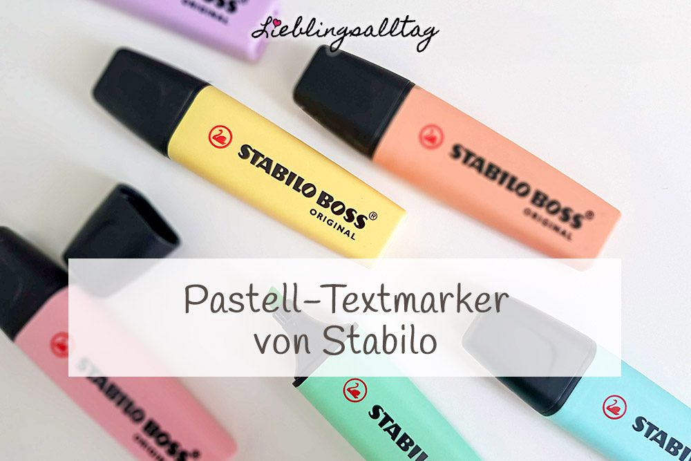 Pastell-Textmarker von Stabilo