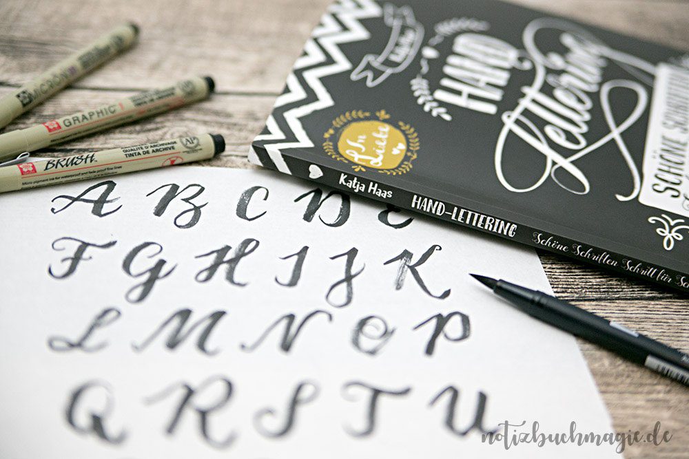 Rezension: Handlettering - Schöne Schriften Schritt für Schrit