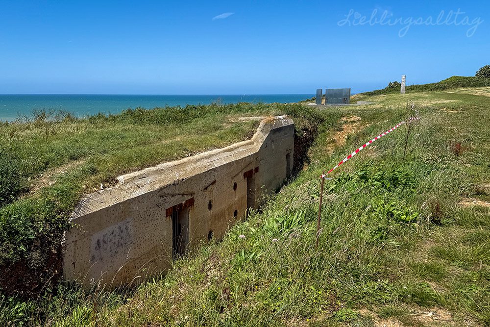 Bunker und Denkmäler in Saint-Valéry-en-Caux