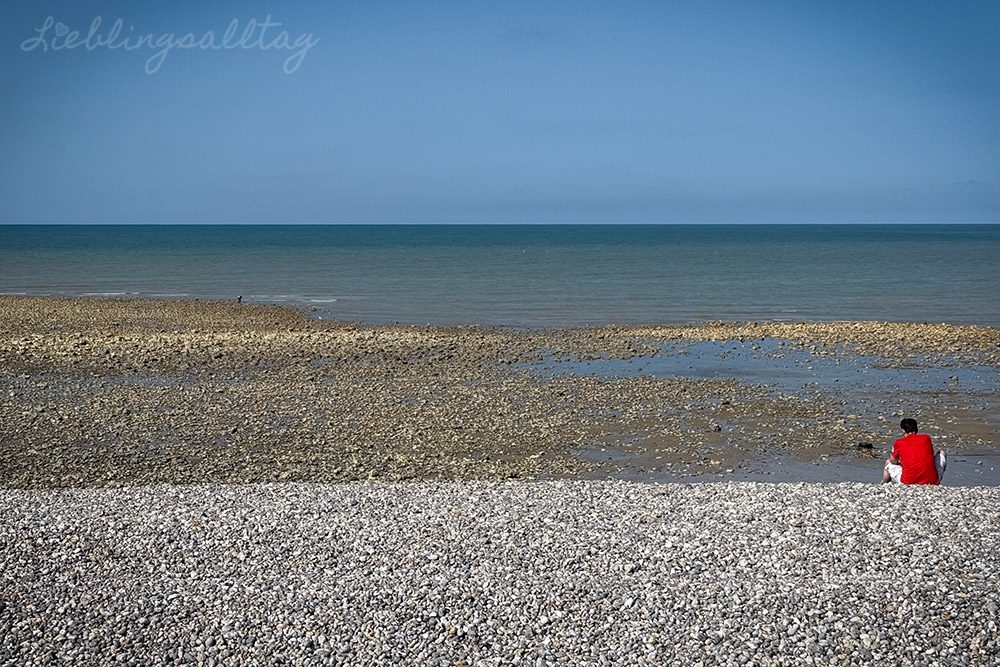 Kiesstrand in Saint-Valéry-en-Caux