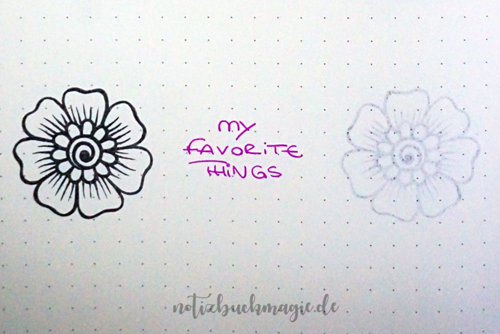 Stempeln im Bullet Journal: Stempelkissen von My Favorite Things