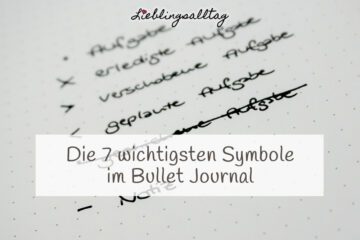 7 wichtige Symbole im Bullet Journal