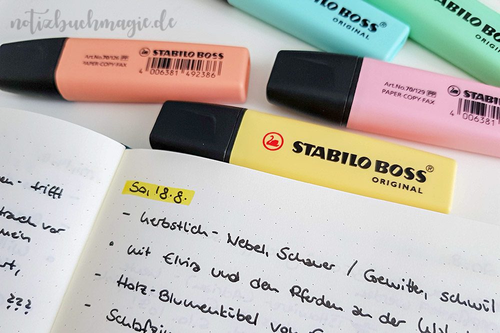 Im Test: Pastell-Textmarker von Stabilo