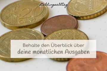 Überblick über monatliche Ausgaben behalten