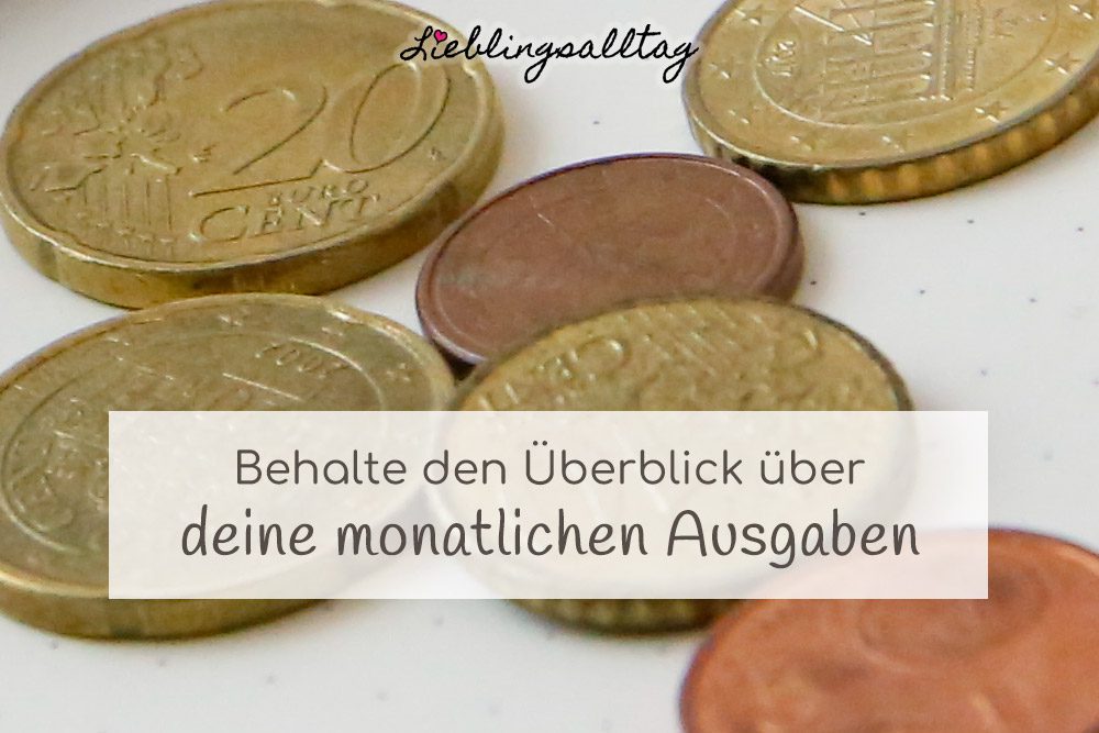 Überblick über monatliche Ausgaben behalten