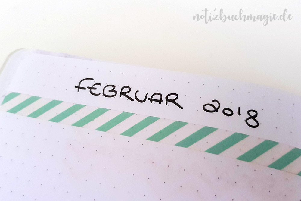 Überschriften mit Masking Tape gestalten