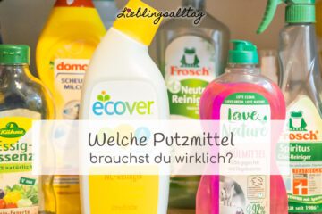 Welche Putzmittel brauchst du wirklich?