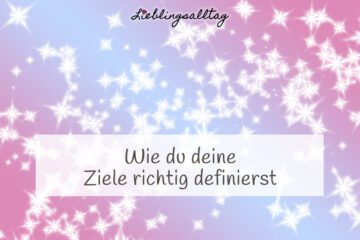 Ziele richtig definieren