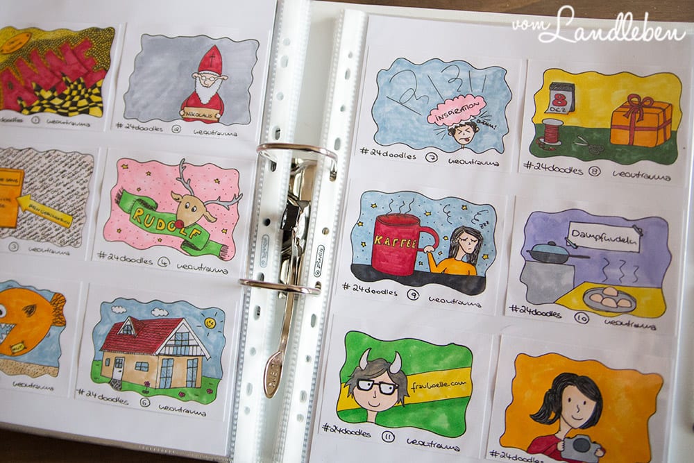 #24doodles - ein Sketchnote-Adventskalender