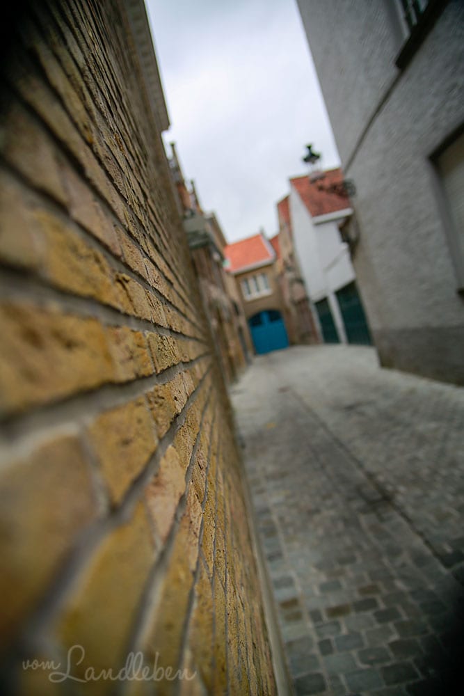Schmale Gasse in Brügge