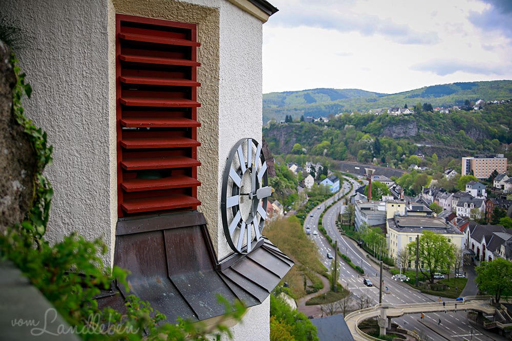 Blick von der Felsenkirche über Idar-Oberstein