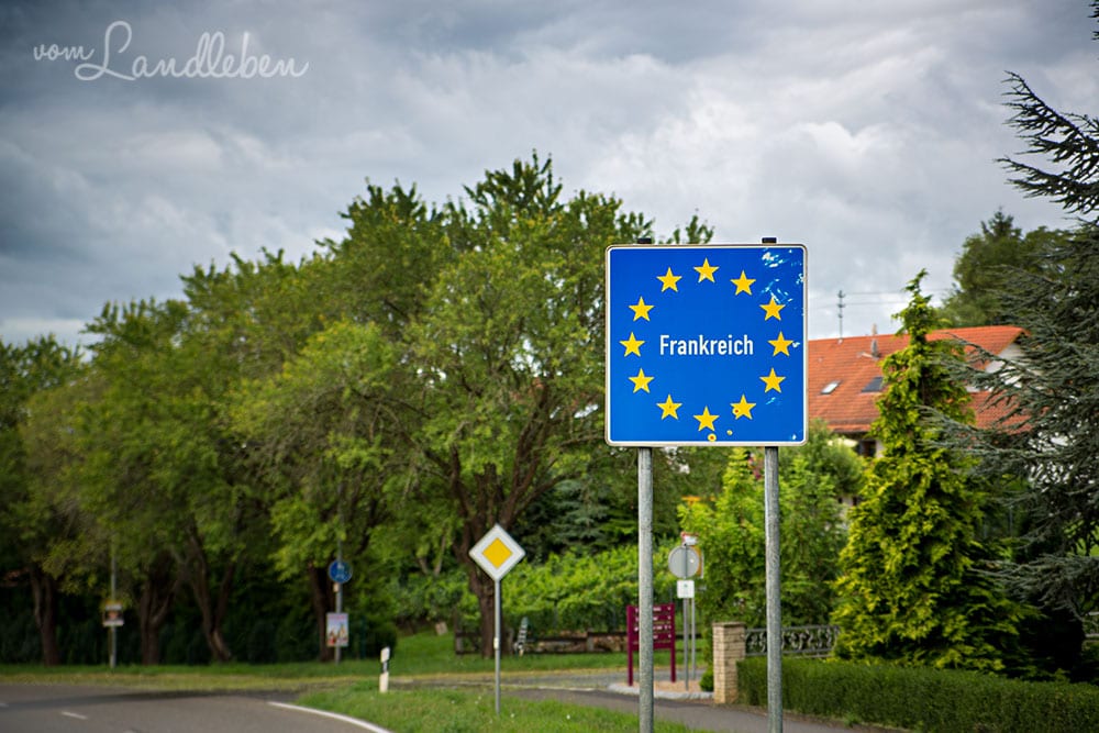 Grenze nach Frankreich