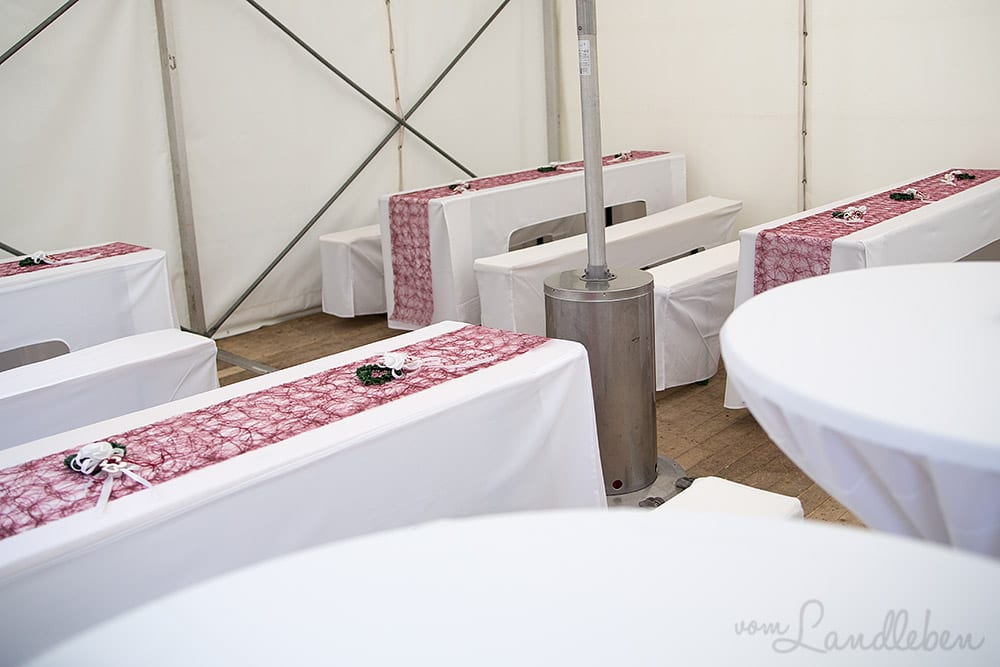 Unsere Hochzeit - Tischdeko