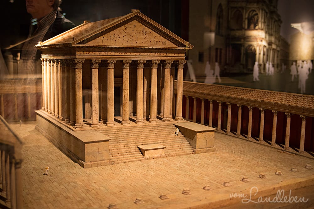 Modell des römischen Kapitolstempels