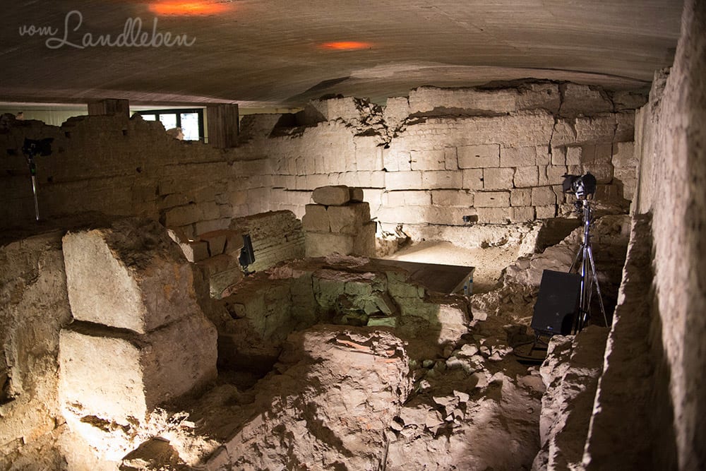 Ausgrabung des Prätoriums in der Archäologischen Zone