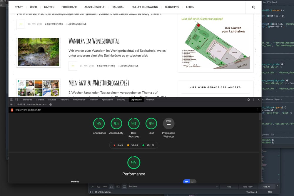 Lighthouse-Test vom Landleben