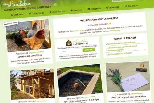 Neues Layout auf vom-landleben.de ab Mai 2020