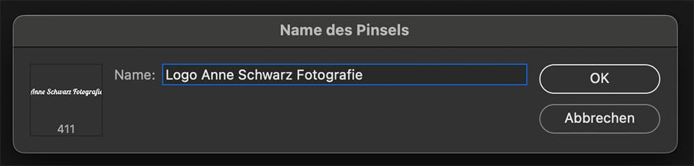 Neuen Pinsel erstellen in Photoshop