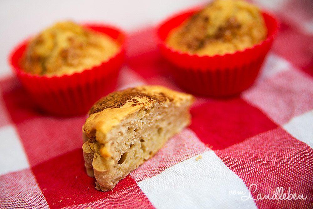 Rezept: Apfelmuffins mit Zimt