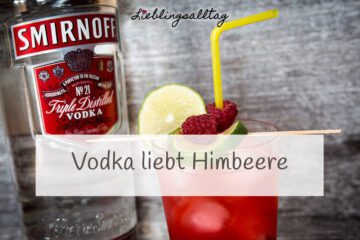 Cocktail: Vodka liebt Himbeere