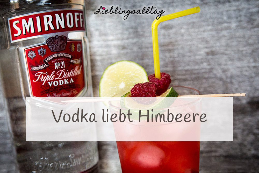 Cocktail: Vodka liebt Himbeere