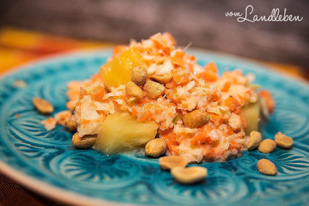 Rezept: fruchtiger Weißkohl-Möhren-Salat