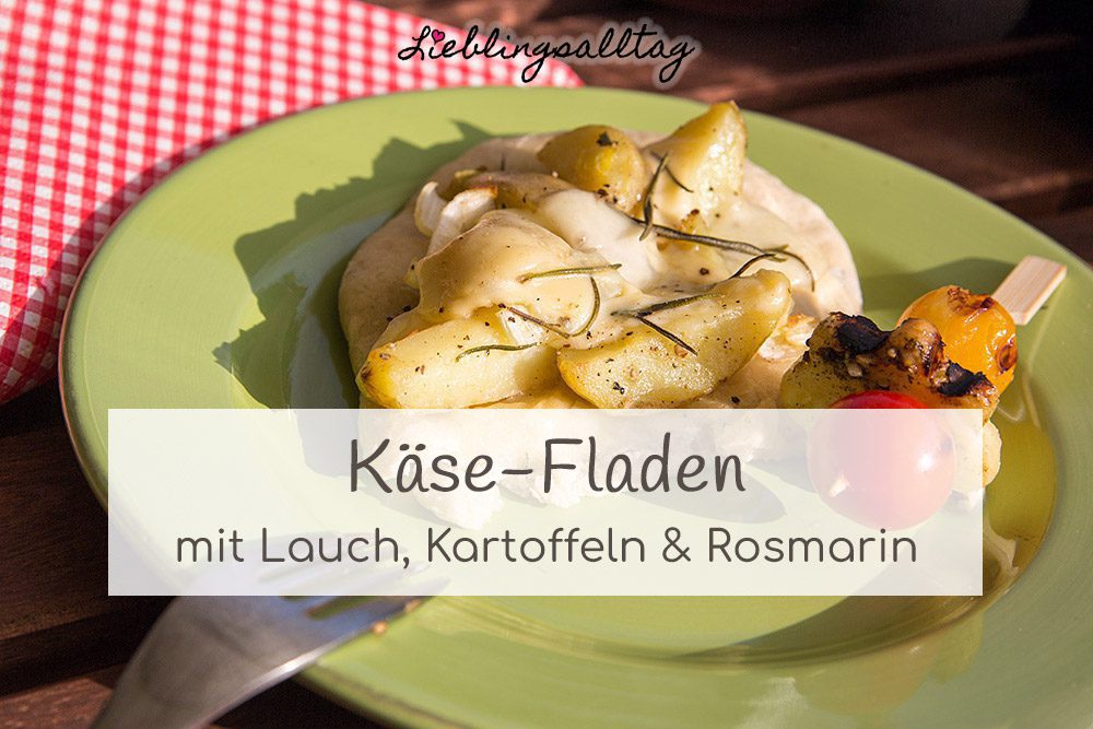 Rezept: Käsefladen mit Lauch, Kartoffeln & Rosmarin