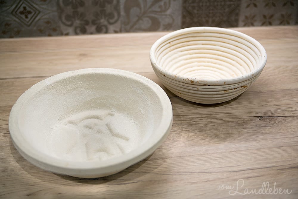 Selber Brot backen – Gärkörbchen aus Holzschliff und Peddigroh