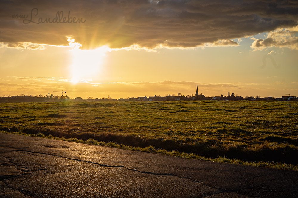 Sonnenuntergang bei Neunkirchen-Seelscheid