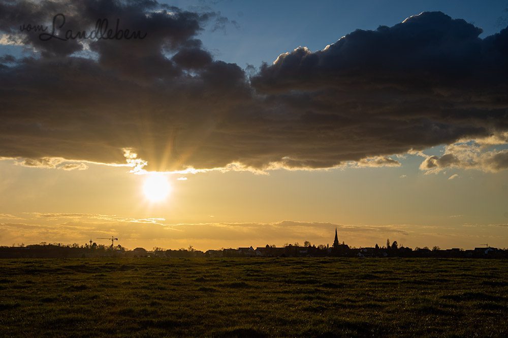 Sonnenuntergang bei Neunkirchen-Seelscheid