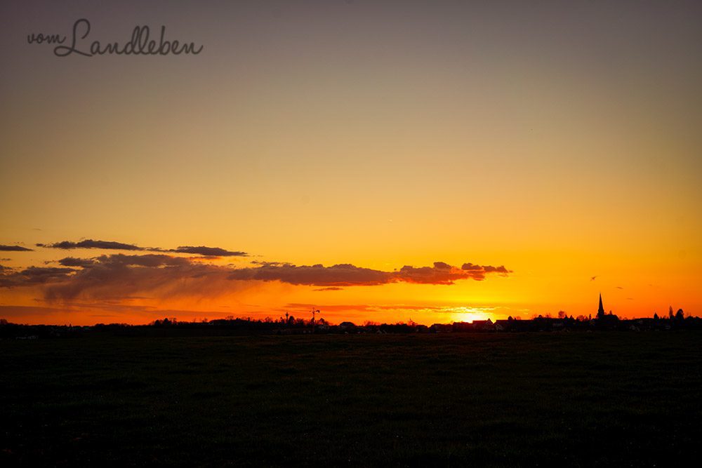 Sonnenuntergang bei Neunkirchen-Seelscheid
